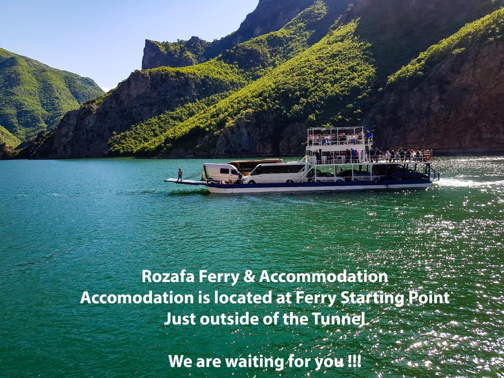 Rozafa Ferry & Accommodation Koman Exterior foto